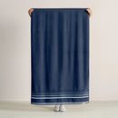 (KIT TOALHAS) BANHO, ROSTO E PISO - LUMINA KARSTEN - Náutico/ Azul