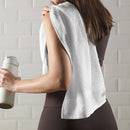 Toalha de Academia Fio Penteado 100% Algodão Hera Branco