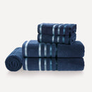 (KIT TOALHAS) BANHO, ROSTO E PISO - LUMINA KARSTEN - Náutico/ Azul