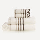 (KIT TOALHAS) BANHO, ROSTO E PISO - LUMINA KARSTEN - Ivory/Greige