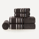 (KIT TOALHAS) BANHO, ROSTO E PISO - LUMINA KARSTEN - Carbono/Cinza