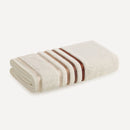 (KIT TOALHAS) BANHO, ROSTO E PISO - LUMINA KARSTEN - Ivory/Ferrugem