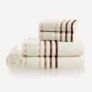 (KIT TOALHAS) BANHO, ROSTO E PISO - LUMINA KARSTEN - Ivory/Ferrugem